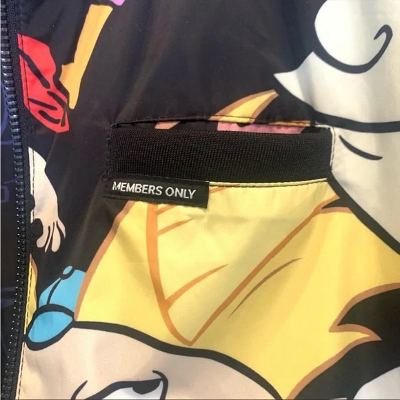 MENS MEMBERS ONLY NICKELODEON BOMBER JACKET Women - Picture 15 of 16